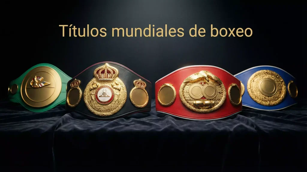 Federaciones de boxeo y títulos mundiales: cinturones WBA, WBC, IBF y WBO