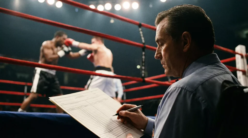Jueces y puntuación en boxeo para apuestas